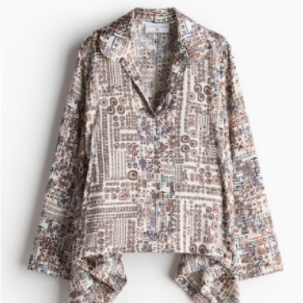 H&M x Anamika Khanna Button Down Blouse